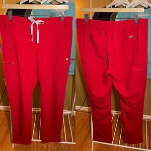 Figs Women’s Red Scrub Pants (Tall)